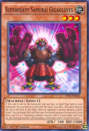 Superheavy Samurai Gigagloves (Starfoil) (SP17-EN010) [Star Pack - Battle Royal]