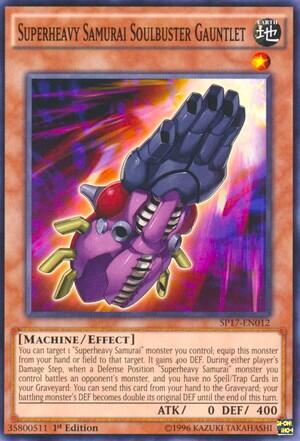 Superheavy Samurai Soulbuster Gauntlet (Starfoil) (SP17-EN012) [Star Pack - Battle Royal]
