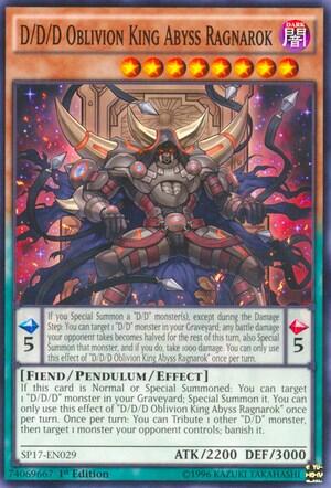D/D/D Oblivion King Abyss Ragnarok (SP17-EN029) [Star Pack - Battle Royal]
