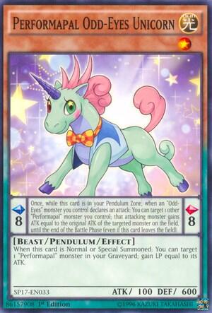 Performapal Odd-Eyes Unicorn (Starfoil) (SP17-EN033) [Star Pack - Battle Royal]
