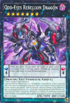 Odd-Eyes Rebellion Dragon (Starfoil) (SP17-EN044) [Star Pack - Battle Royal]