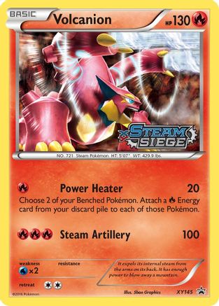 Volcanion (XY Steam Siege Prerelease) XY145  - Holofoil XY Promos - Promo