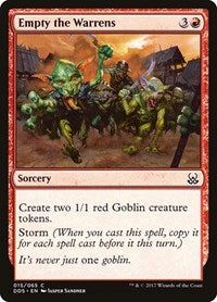 Empty the Warrens (15) [Duel Decks: Mind vs. Might]