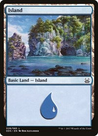 Island (028) (28) [Duel Decks: Mind vs. Might]