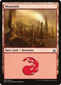 Mountain (033) (33) [Duel Decks: Mind vs. Might]