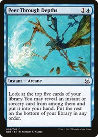 Peer Through Depths (5) [Duel Decks: Mind vs. Might]