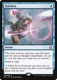 Quicken (6) [Duel Decks: Mind vs. Might]