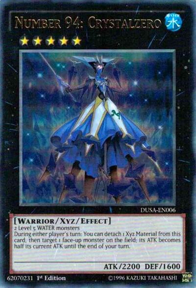 Number 94: Crystalzero (DUSA-EN006) [Duelist Saga]