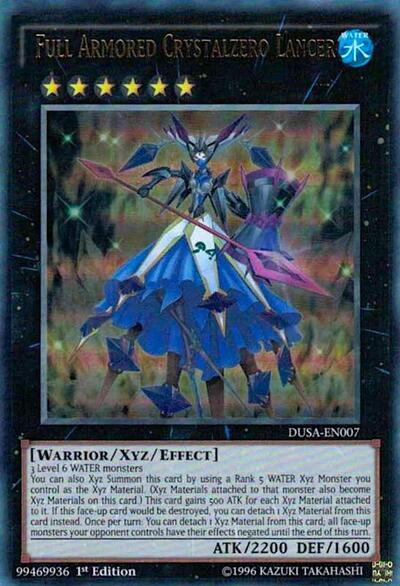 Full Armored Crystalzero Lancer (DUSA-EN007) [Duelist Saga]