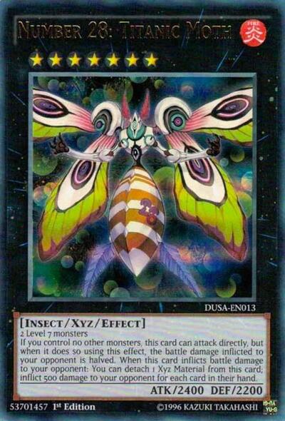 Number 28: Titanic Moth (DUSA-EN013) [Duelist Saga]