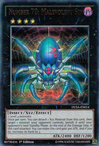 Number 70: Malevolent Sin (DUSA-EN014) [Duelist Saga]
