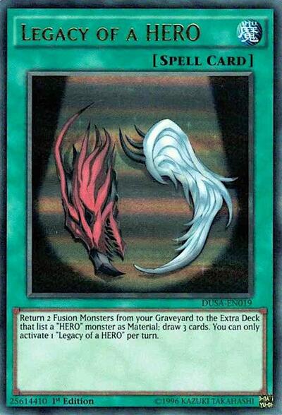 Legacy of a HERO (DUSA-EN019) [Duelist Saga]