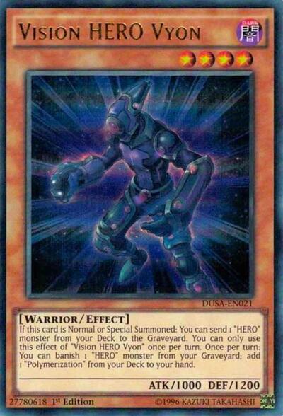 Vision HERO Vyon (DUSA-EN021) [Duelist Saga]