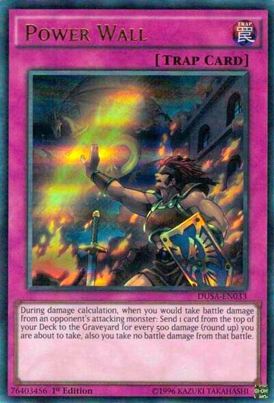 Power Wall (DUSA-EN033) [Duelist Saga]
