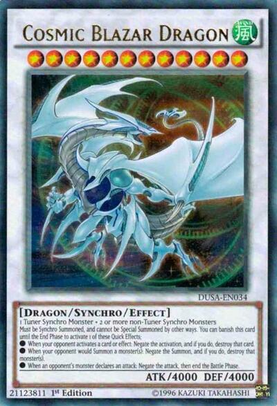 Cosmic Blazar Dragon (DUSA-EN034) [Duelist Saga]