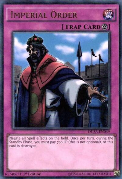 Imperial Order (DUSA-EN049) [Duelist Saga]