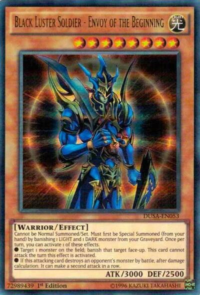 Black Luster Soldier - Envoy of the Beginning (DUSA-EN053) [Duelist Saga]