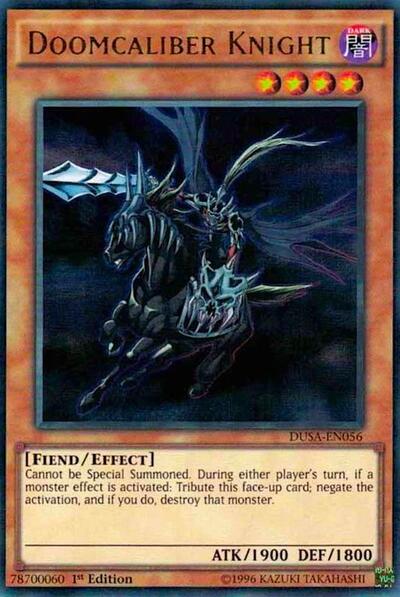 Doomcaliber Knight (DUSA-EN056) [Duelist Saga]