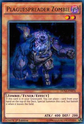 Plaguespreader Zombie (DUSA-EN076) - Duelist Saga 1st Edition