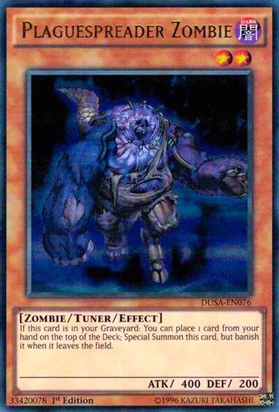 Plaguespreader Zombie (DUSA-EN076) [Duelist Saga]