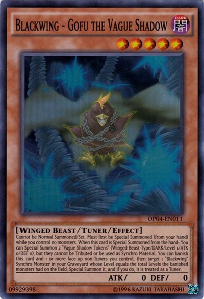 Blackwing - Gofu the Vague Shadow (OP04-EN011) [OTS Tournament Pack 4]