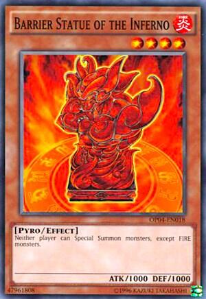 Barrier Statue of the Inferno (OP04-EN018) [OTS Tournament Pack 4]
