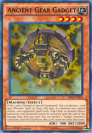 Ancient Gear Gadget (SR03-EN000) [Structure Deck: Machine Reactor]
