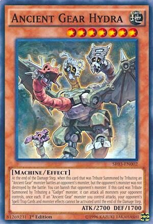 Ancient Gear Hydra (SR03-EN002) [Structure Deck: Machine Reactor]