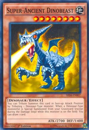 Super-Ancient Dinobeast (SR04-EN007) [Structure Deck: Dinosmasher's Fury]