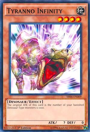 Tyranno Infinity (SR04-EN009) [Structure Deck: Dinosmasher's Fury]