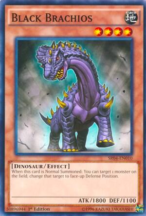 Black Brachios (SR04-EN010) [Structure Deck: Dinosmasher's Fury]