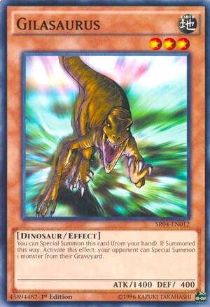 Gilasaurus (SR04-EN012) [Structure Deck: Dinosmasher's Fury]