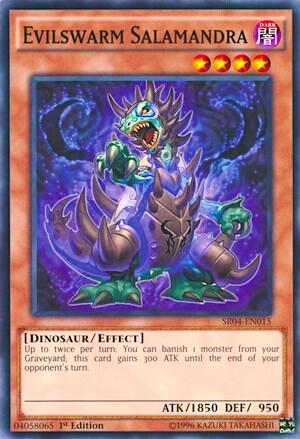 Evilswarm Salamandra (SR04-EN015) [Structure Deck: Dinosmasher's Fury]