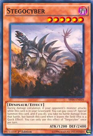 Stegocyber (SR04-EN016) [Structure Deck: Dinosmasher's Fury]