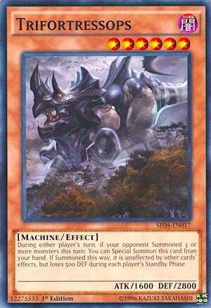 Trifortressops (SR04-EN017) [Structure Deck: Dinosmasher's Fury]