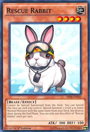 Rescue Rabbit (SR04-EN020) [Structure Deck: Dinosmasher's Fury]