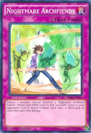 Nightmare Archfiends (SR04-EN035) [Structure Deck: Dinosmasher's Fury]