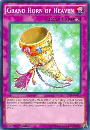 Grand Horn of Heaven (SR04-EN037) - Structure Deck: Dinosmasher's Fury Unlimited