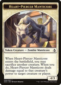 Heart-Piercer Manticore Token (6) [Amonkhet]