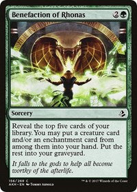 Benefaction of Rhonas (156) [Amonkhet]