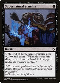 Supernatural Stamina (111) [Amonkhet]
