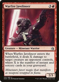 Warfire Javelineer (155) [Amonkhet]