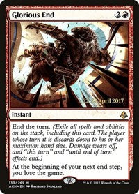 Glorious End (133) [Prerelease Cards]