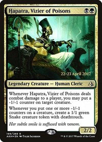Hapatra, Vizier of Poisons (199) [Prerelease Cards]