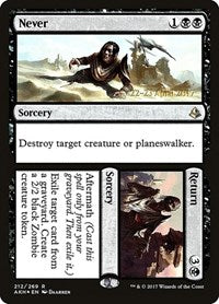 Never // Return (212) [Prerelease Cards]