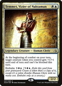 Temmet, Vizier of Naktamun (207) [Prerelease Cards]
