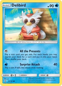 Delibird (26/145) [SM - Guardians Rising]