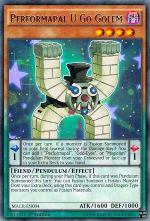 Performapal U Go Golem (MACR-EN004) [Maximum Crisis]