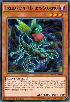 Predaplant Ophrys Scorpio (MACR-EN009) - Maximum Crisis 1st Edition