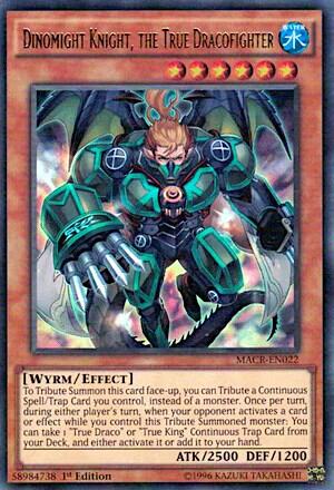 Dinomight Knight, the True Dracofighter (MACR-EN022) [Maximum Crisis]